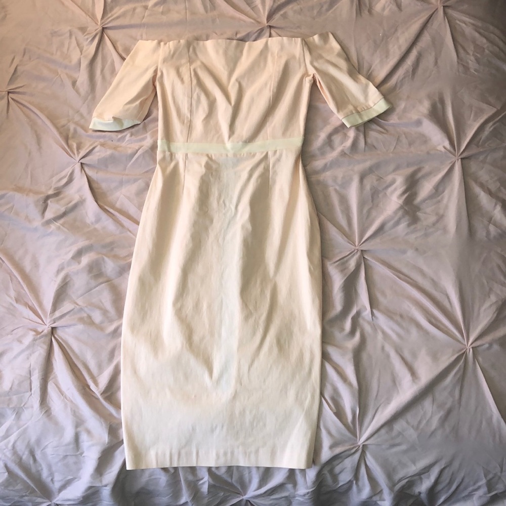 Off the shoulder pencil dress